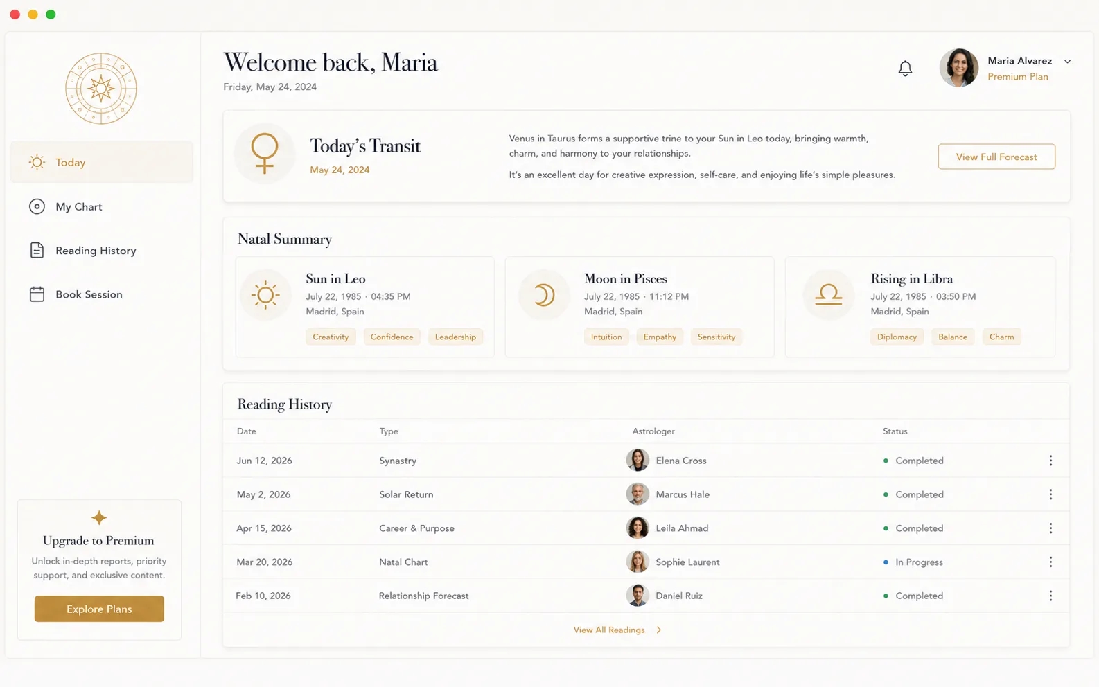 Client Portal - 30-second report