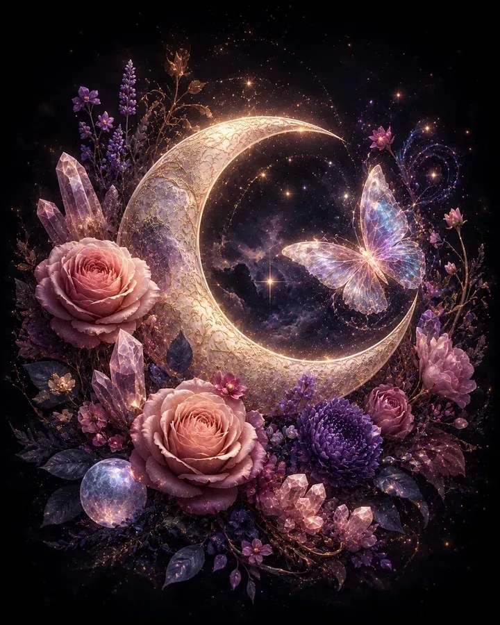 Lunar Beauty Calendar Widget detail